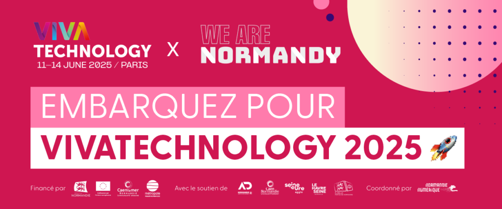 Embarquer pour Vivatechnology 2025 avec le collectif We Are Normandy